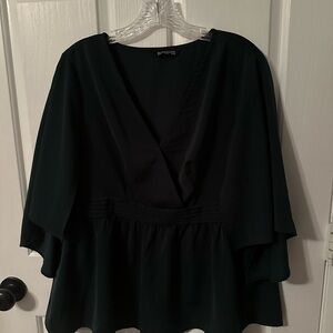 BloomChic Deep Green Blouse